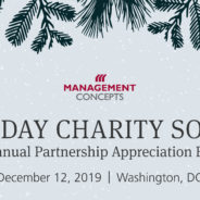The Management Concepts Partnership Appreciation Event and Holiday Charity Social was a Smashing Success